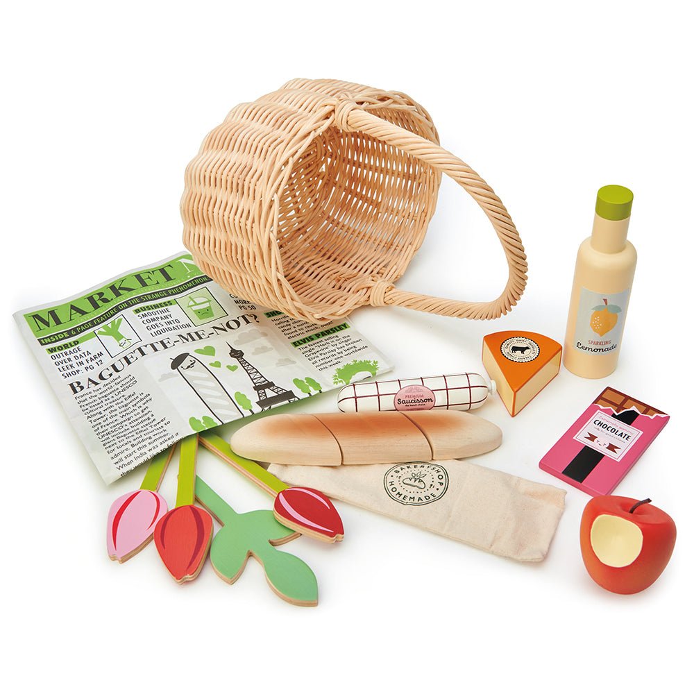 Wicker Shopping Basket - Toby Tiger