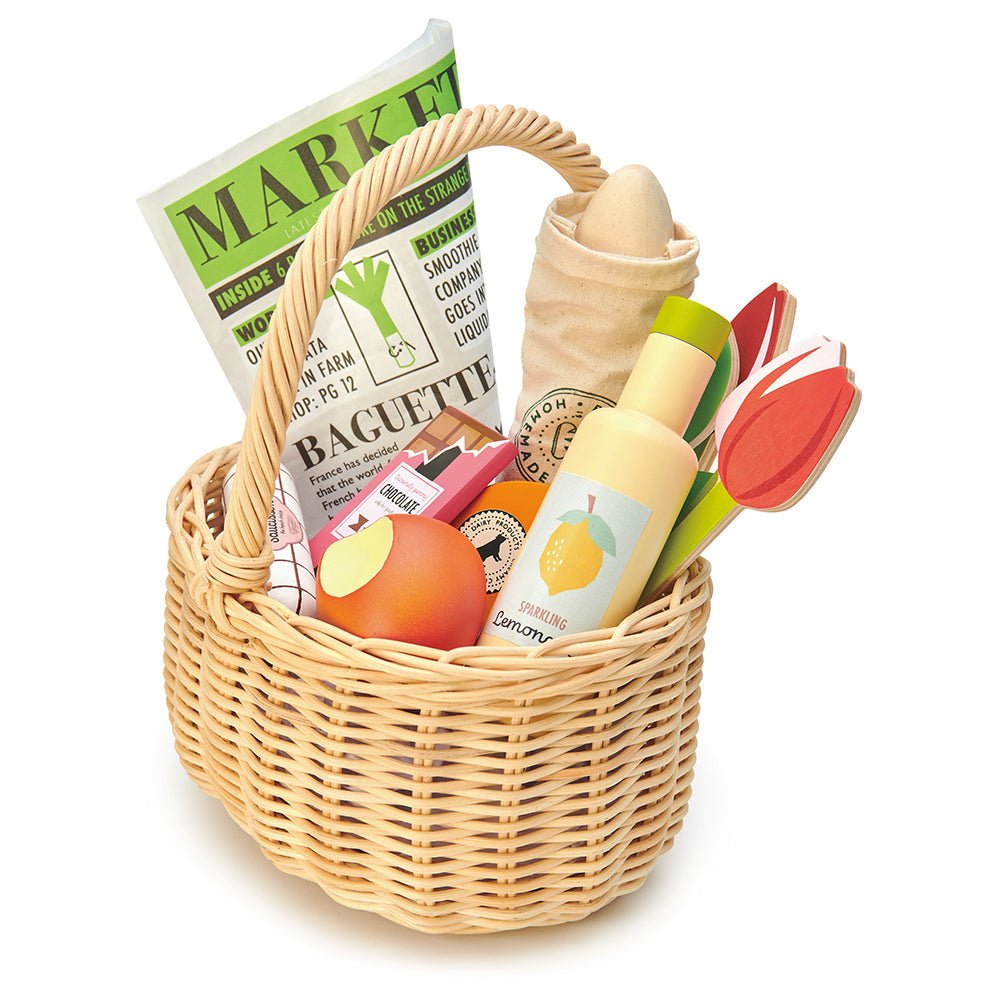 Wicker Shopping Basket - Toby Tiger