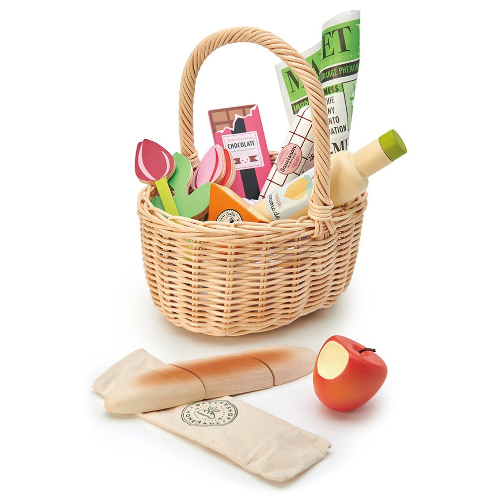 Wicker Shopping Basket - Toby Tiger