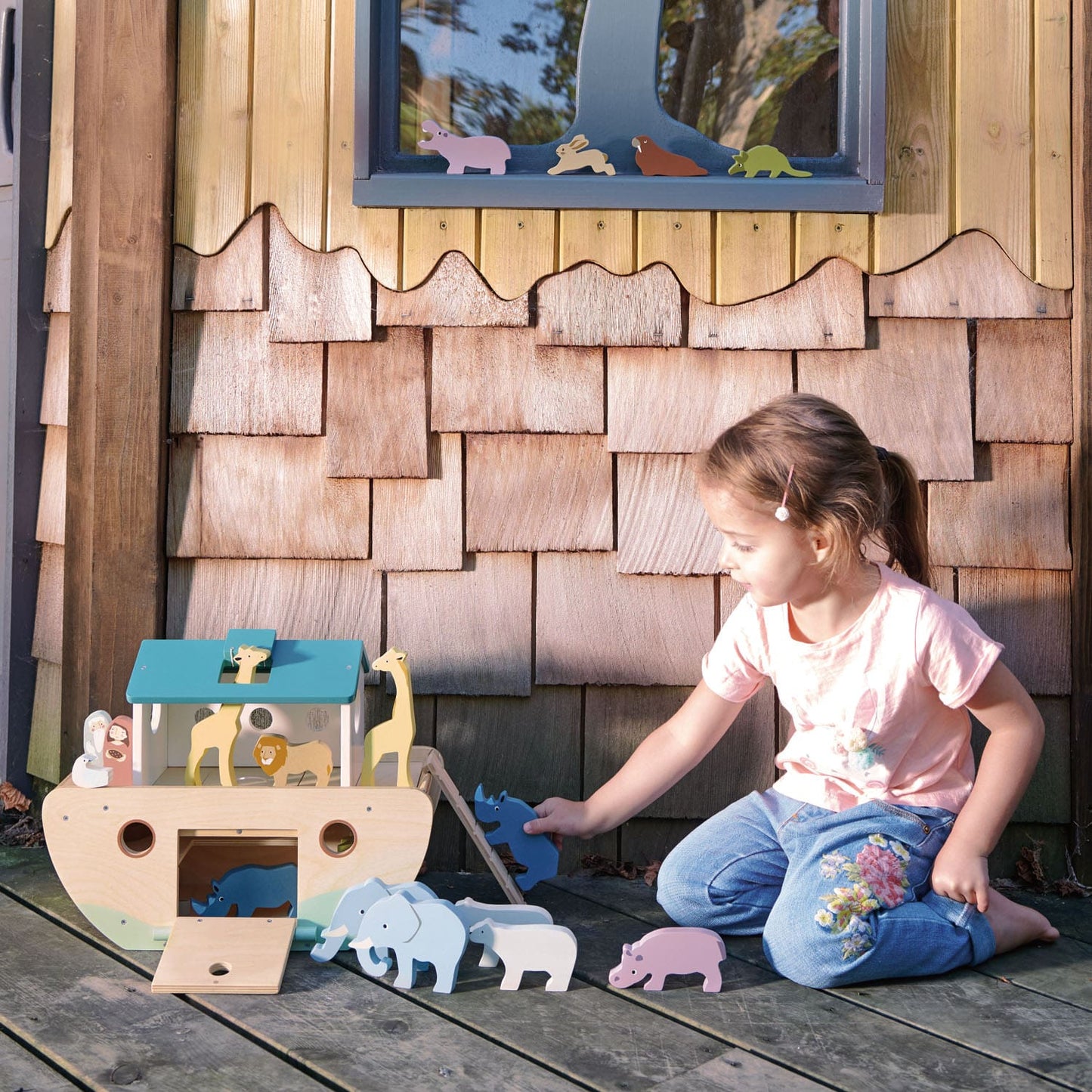 Noah's Wooden Ark - Toby Tiger