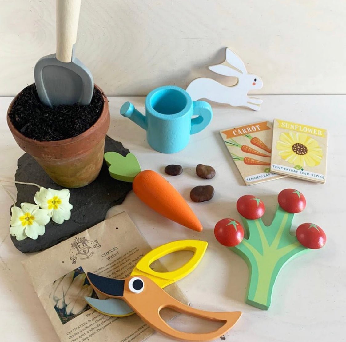 Garden Wheelbarrow Set - Toby Tiger