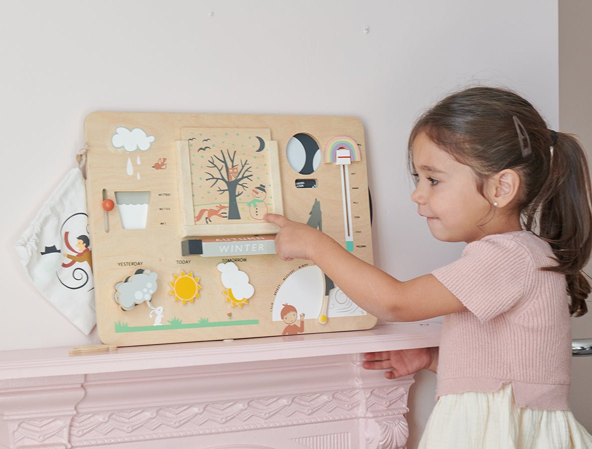 Weather Watch Busy Board - Toby Tiger