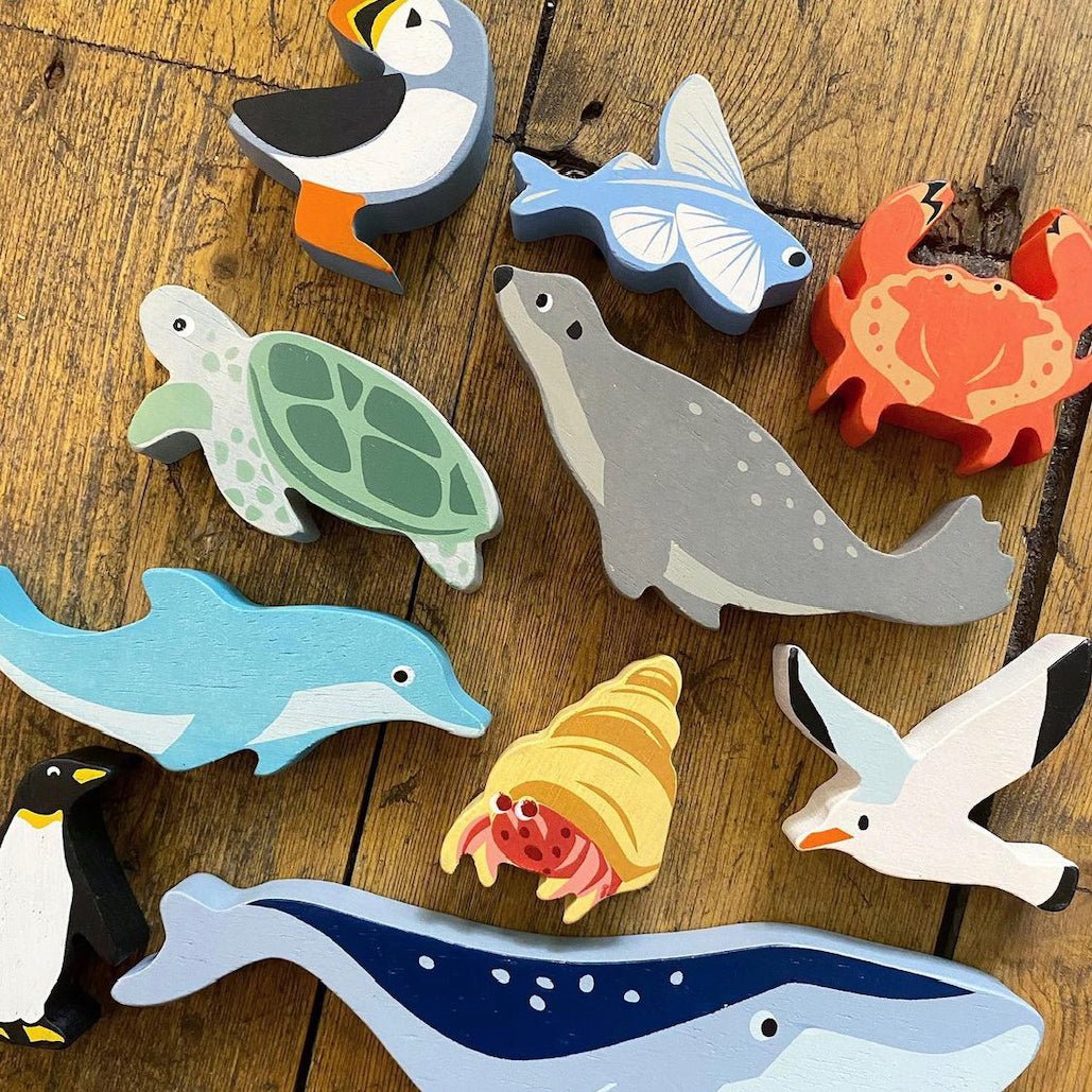 10 Coastal Creatures Shelf Set - Toby Tiger