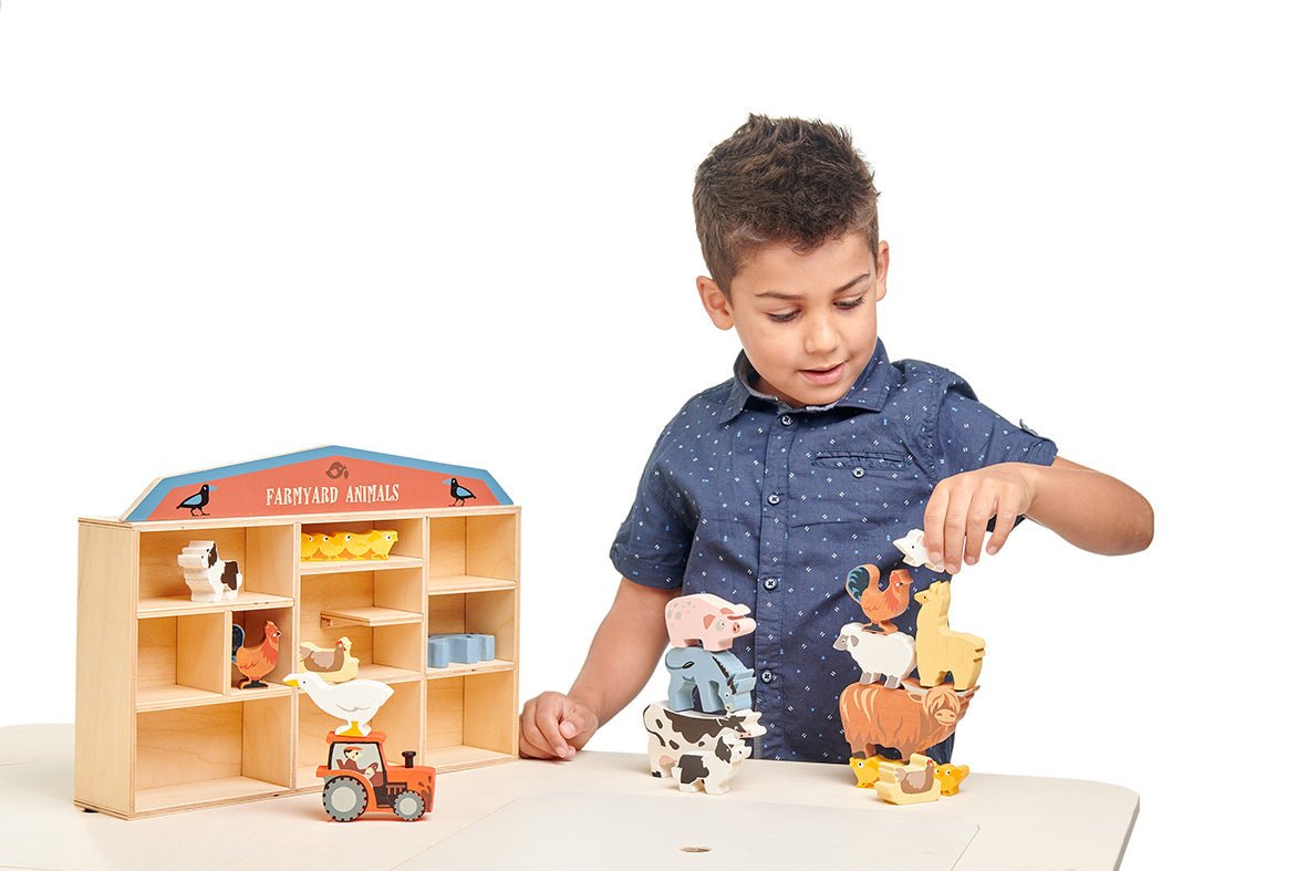 13 Farmyard Animals Shelf Set - Toby Tiger