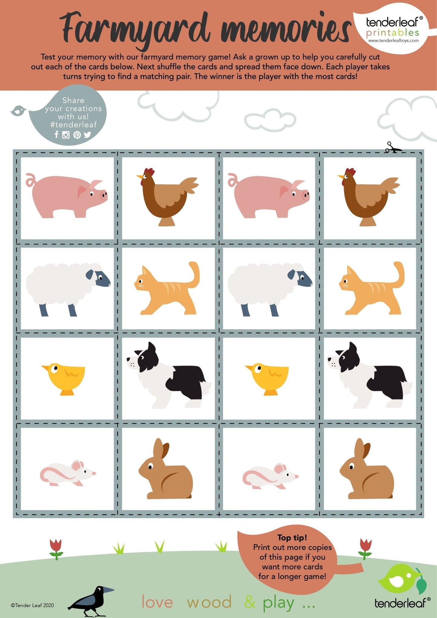 13 Farmyard Animals Shelf Set - Toby Tiger