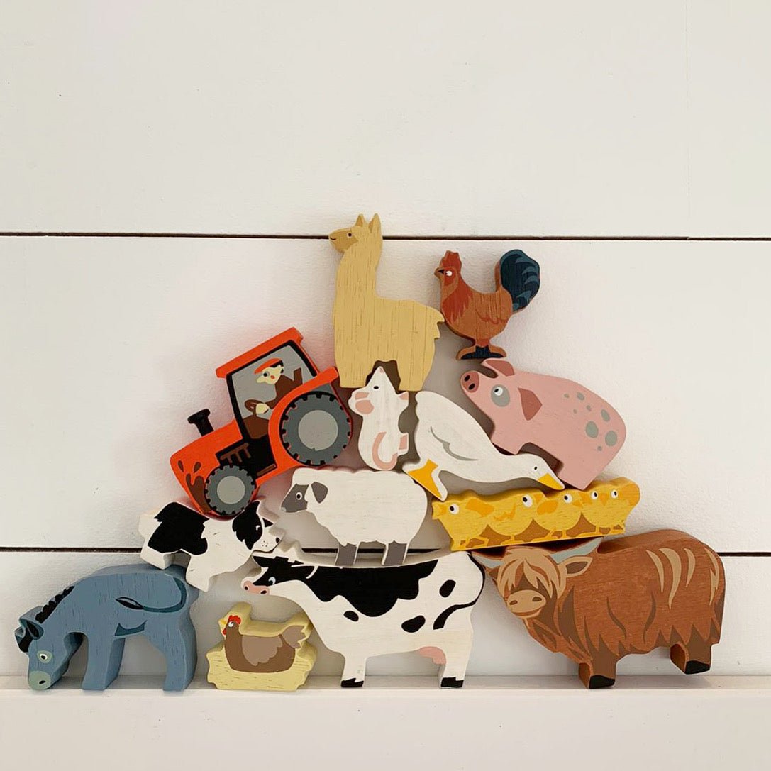 13 Farmyard Animals Shelf Set - Toby Tiger