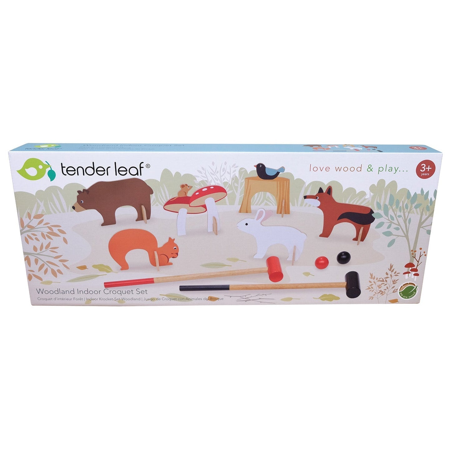 Woodland Indoor Croquet Set - Toby Tiger