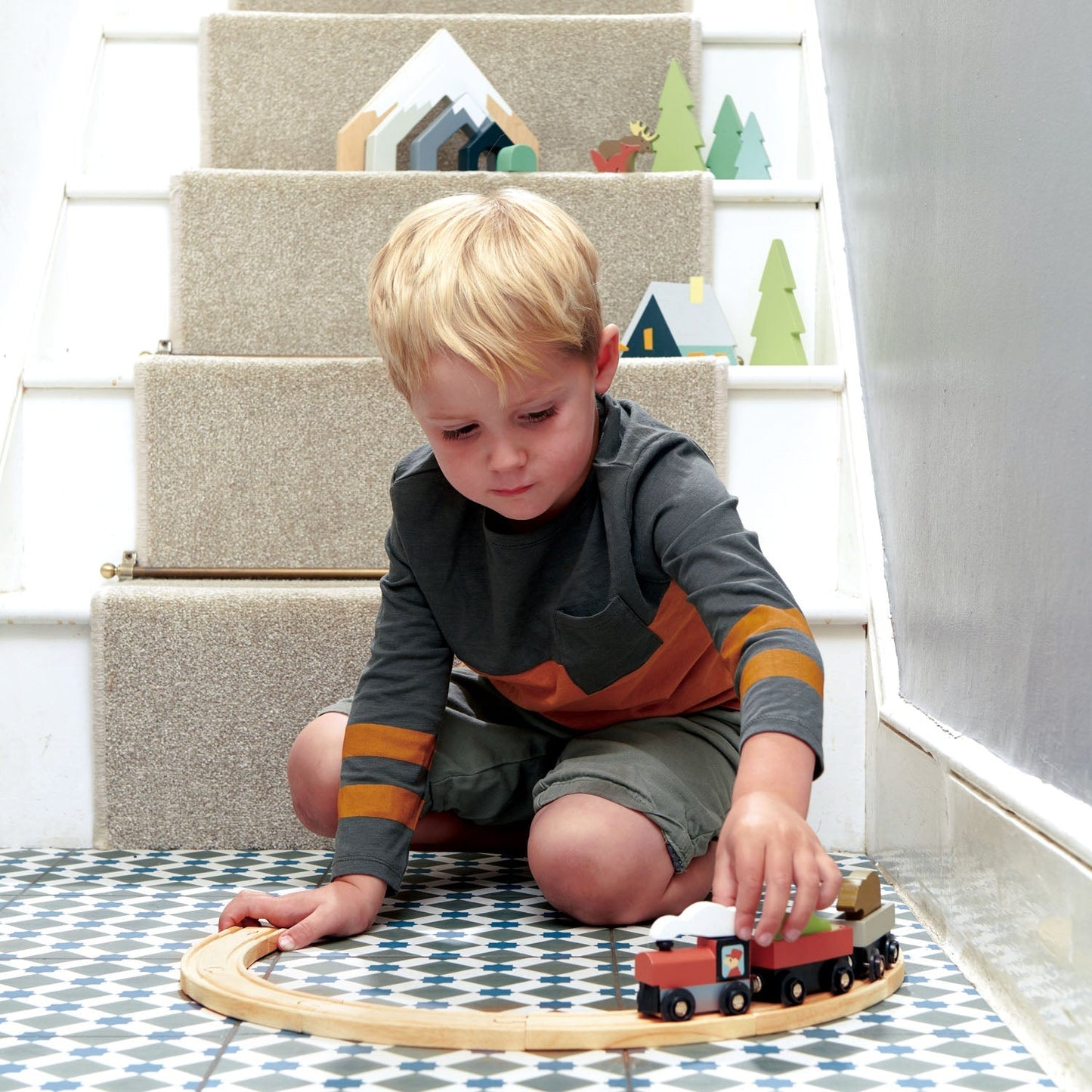Treetops Train Set - Toby Tiger