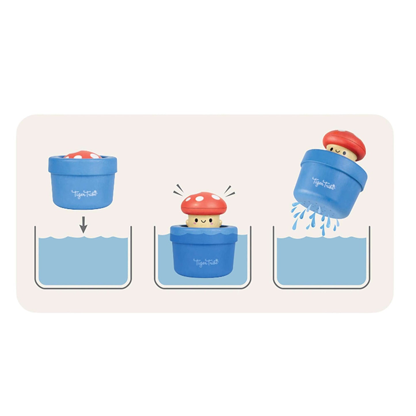 Bath Pop - Up - Mushroom - Toby Tiger