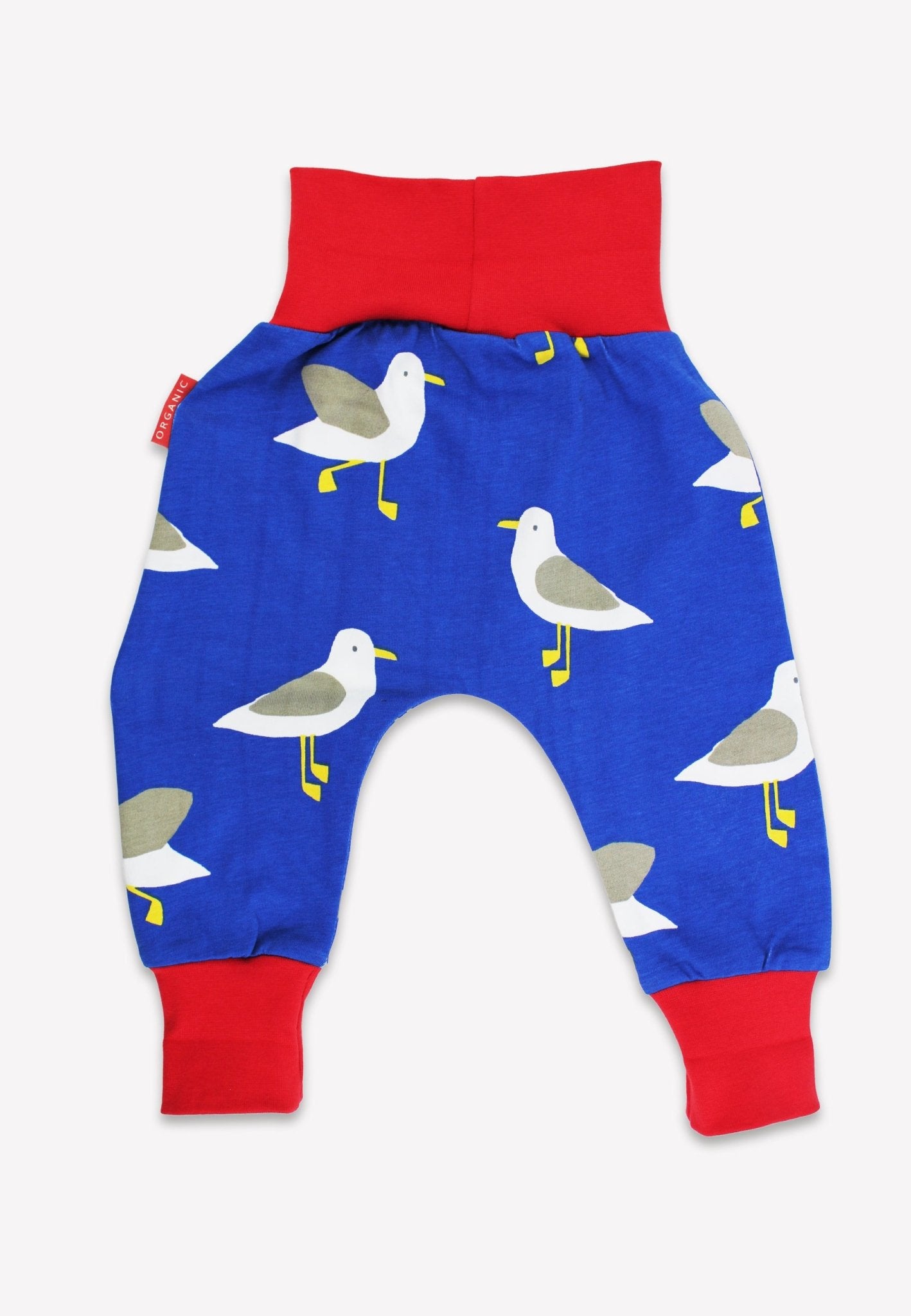 Organic Seagull Harbour Print Yoga Pants - Toby Tiger