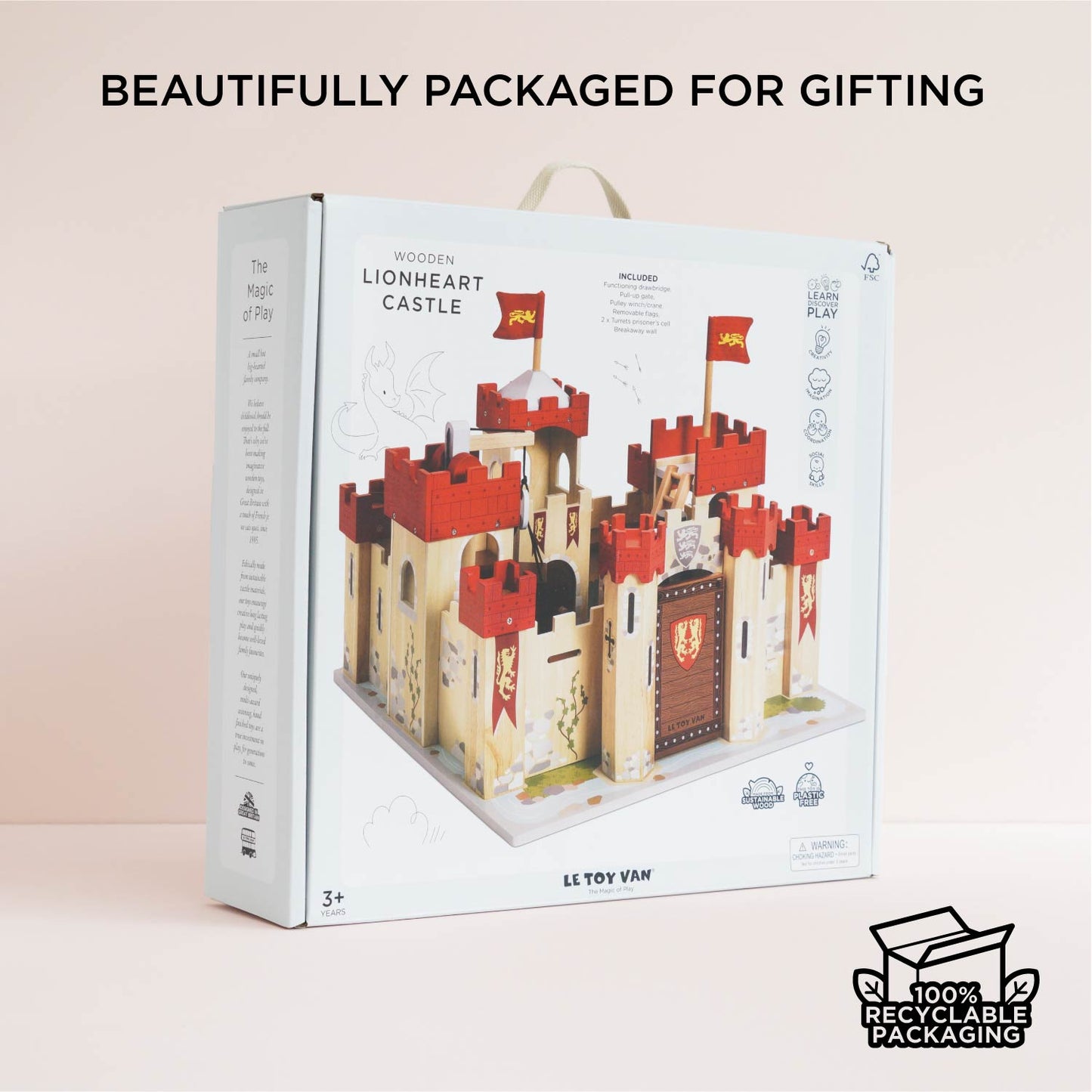 Lionheart Wooden Castle - Toby Tiger