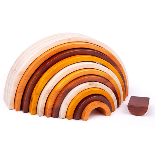 Large Rainbow Stacking Toy - Toby Tiger