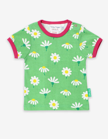 Organic Daisy Print T-Shirt