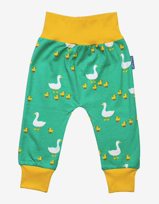 Organic Duck Print Yoga Pants - Toby Tiger