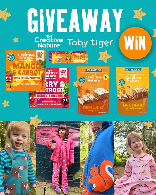 Christmas Giveaway for Kids: Win a Toby Tiger Outfit & Creative Nature Treats - Toby Tiger