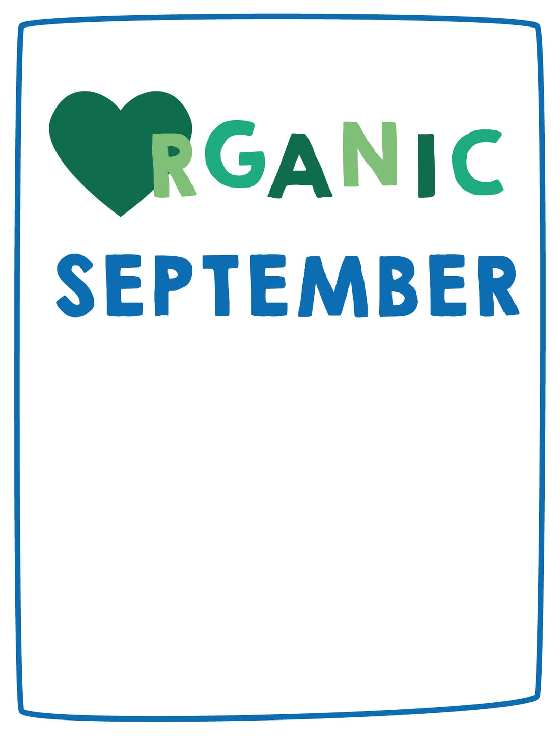 We Love Organic September - Toby Tiger