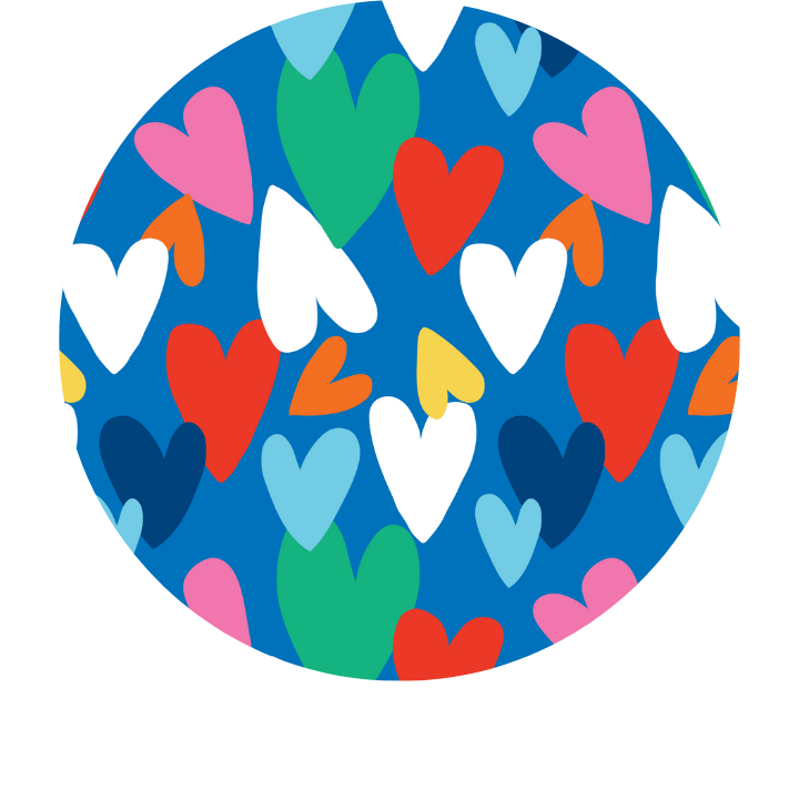 A Rainbow of Heart Print Baby & Kidswear - Toby Tiger UK Retail