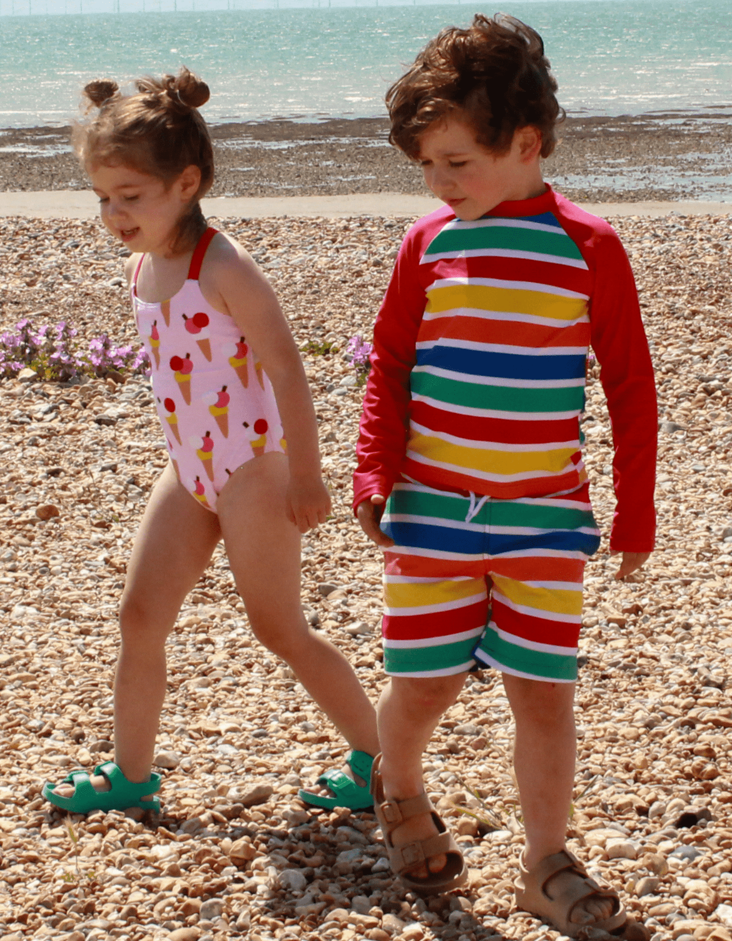 Recycled Polyester Baby & Kids' Swimwear - Toby Tiger