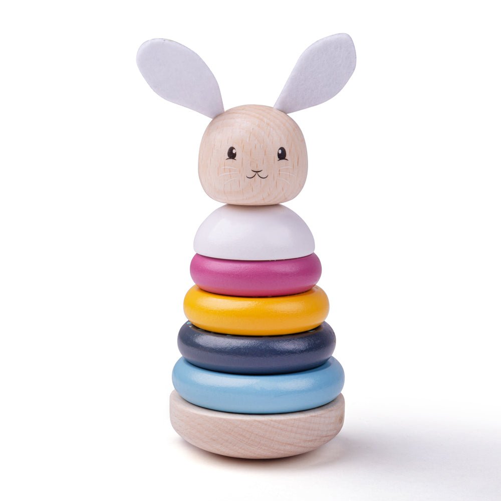 Rabbit Stacking Rings - FSC® Certified - Toby Tiger