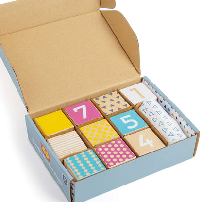 Wooden Number Blocks - FSC® Certified - Toby Tiger UK