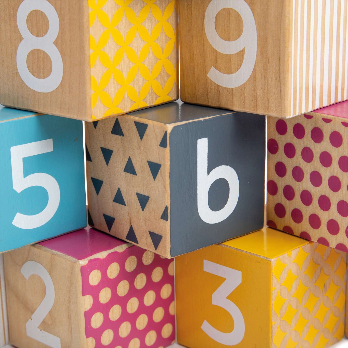 Wooden Number Blocks - FSC® Certified - Toby Tiger UK