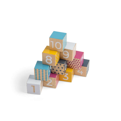 Wooden Number Blocks - FSC® Certified - Toby Tiger UK