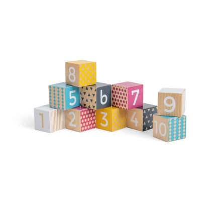 Wooden Number Blocks - FSC® Certified - Toby Tiger UK