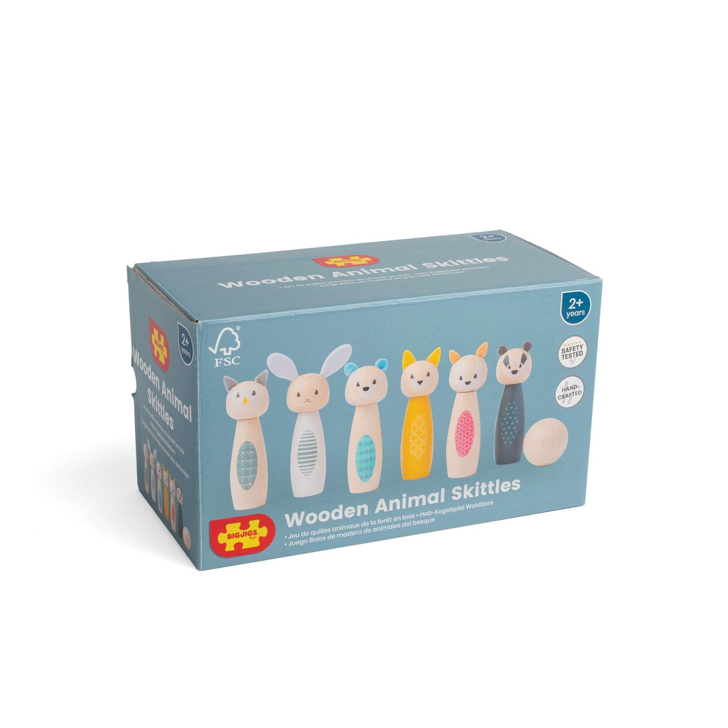 Woodland Animal Skittles - FSC® Certified - Toby Tiger UK