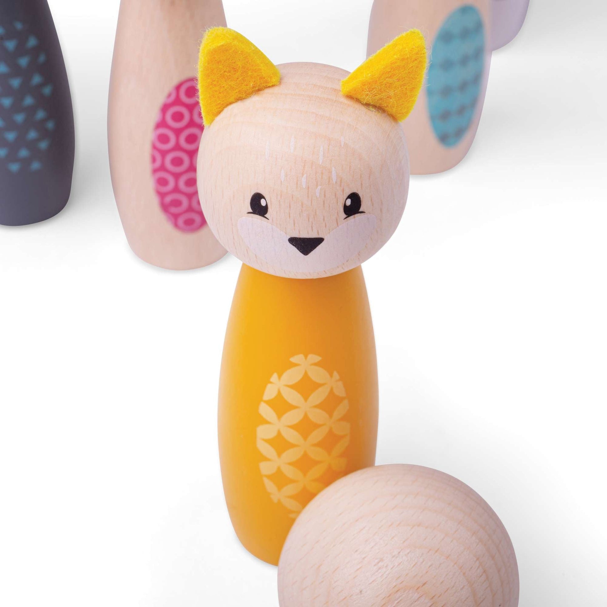 Woodland Animal Skittles - FSC® Certified - Toby Tiger UK