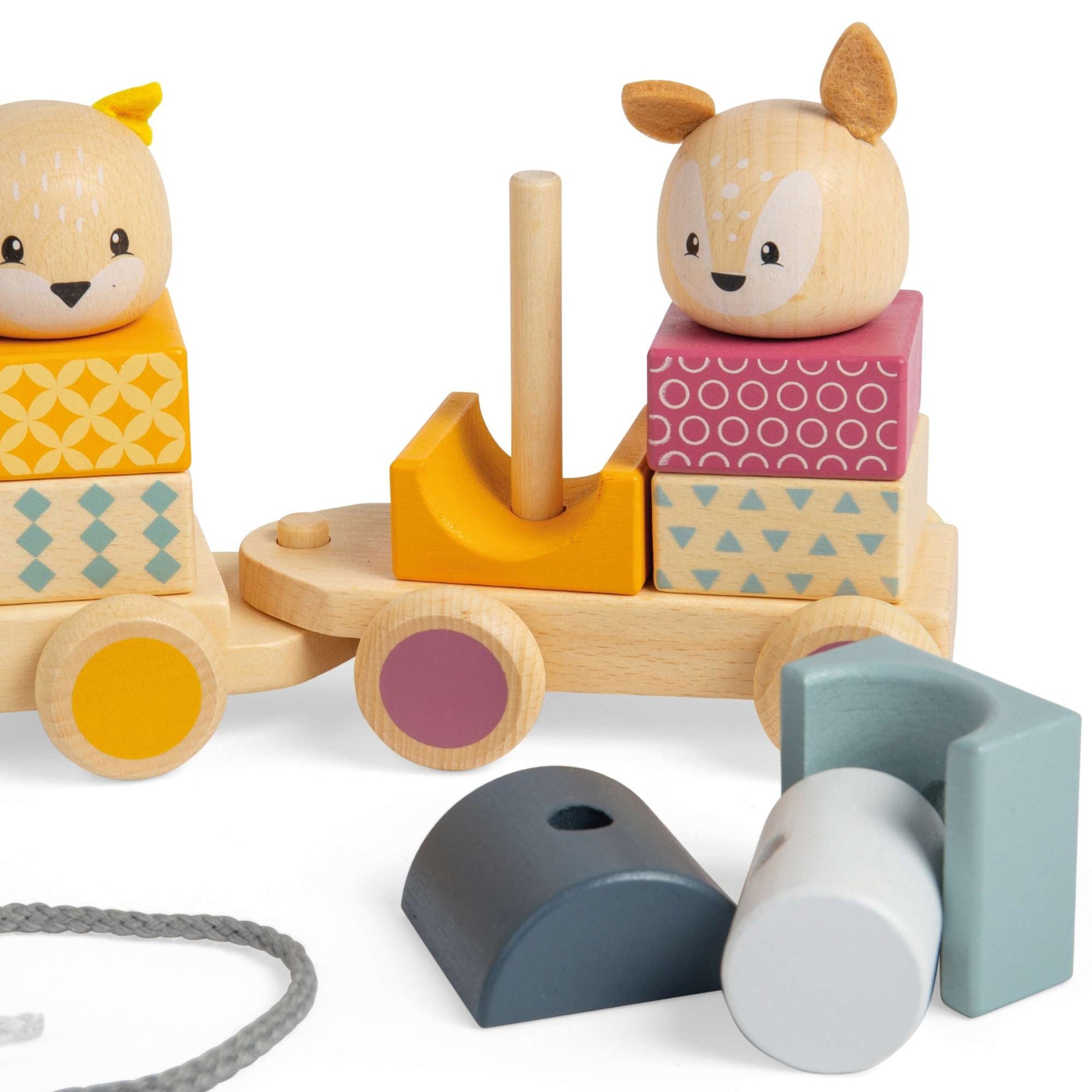 Activity Pull Along Train - FSC® Certified - Toby Tiger