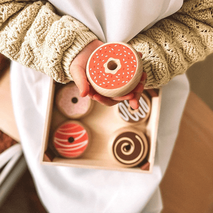 Doughnut Crate - Wooden Toy - Toby Tiger