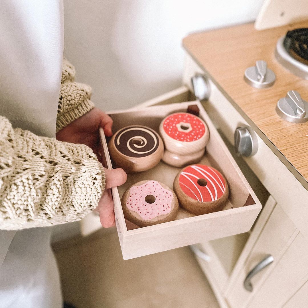 Doughnut Crate - Wooden Toy - Toby Tiger