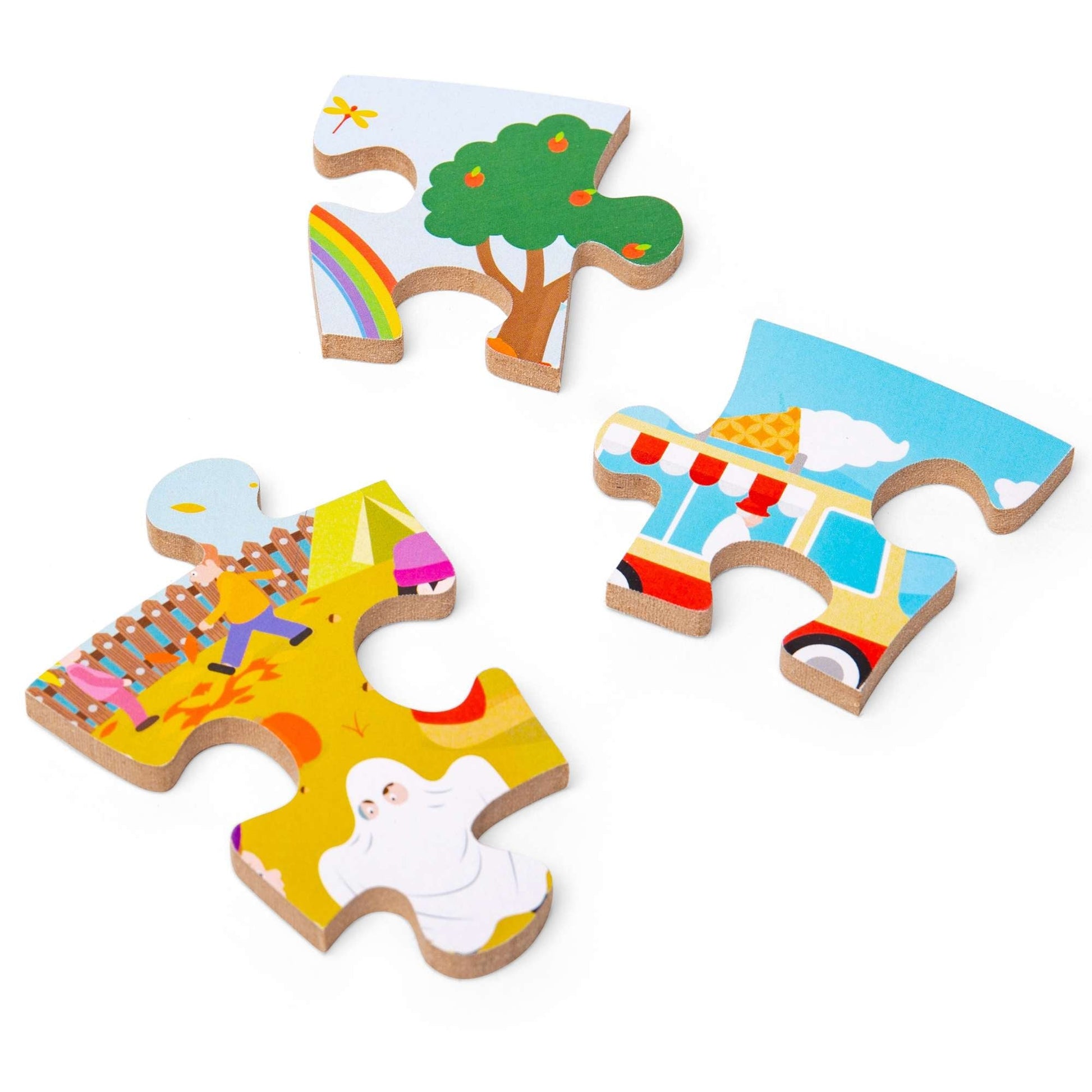 Seasonal Circular Floor Puzzle - Toby Tiger UK