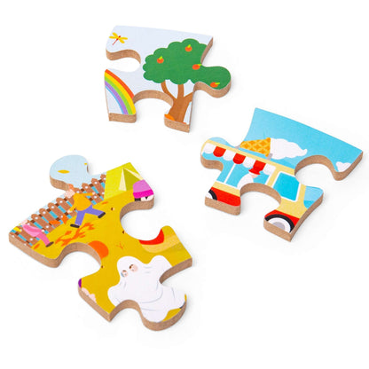 Seasonal Circular Floor Puzzle - Toby Tiger UK