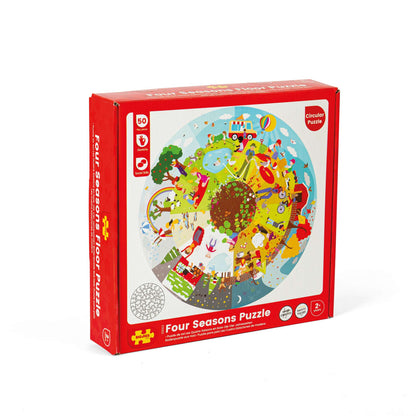 Seasonal Circular Floor Puzzle - Toby Tiger UK