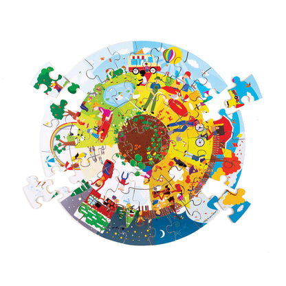 Puzzle circulaire saisonnier