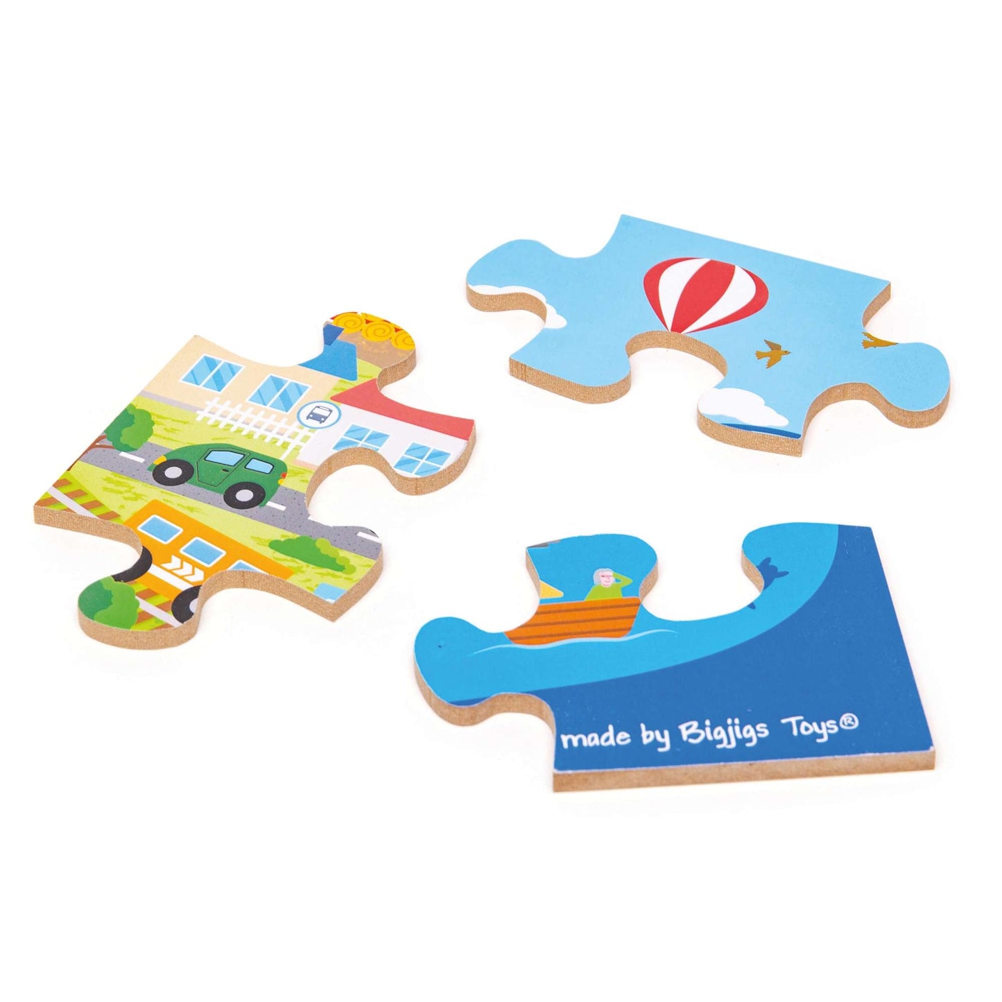 Transport Town Floor Puzzle - Toby Tiger UK