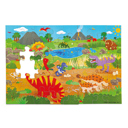 Dämmerung der Dinosaurier Bodenpuzzle (48 Teile)