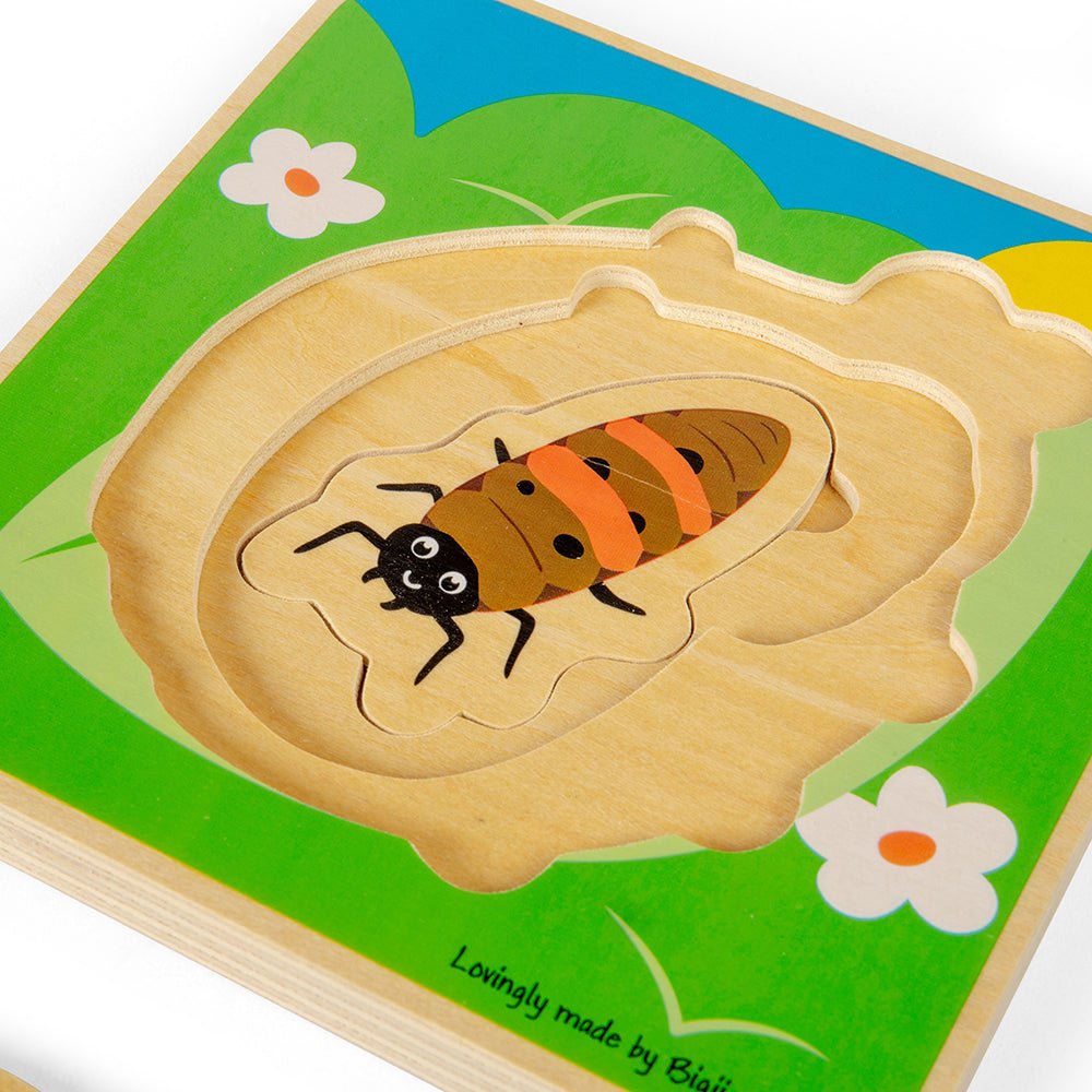 Lifecycle Layer Puzzle - Ladybug - Toby Tiger