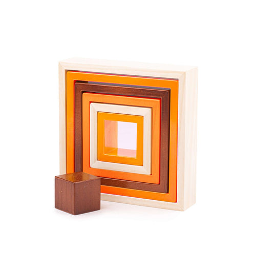 Wooden Stacking Squares - Toby Tiger UK