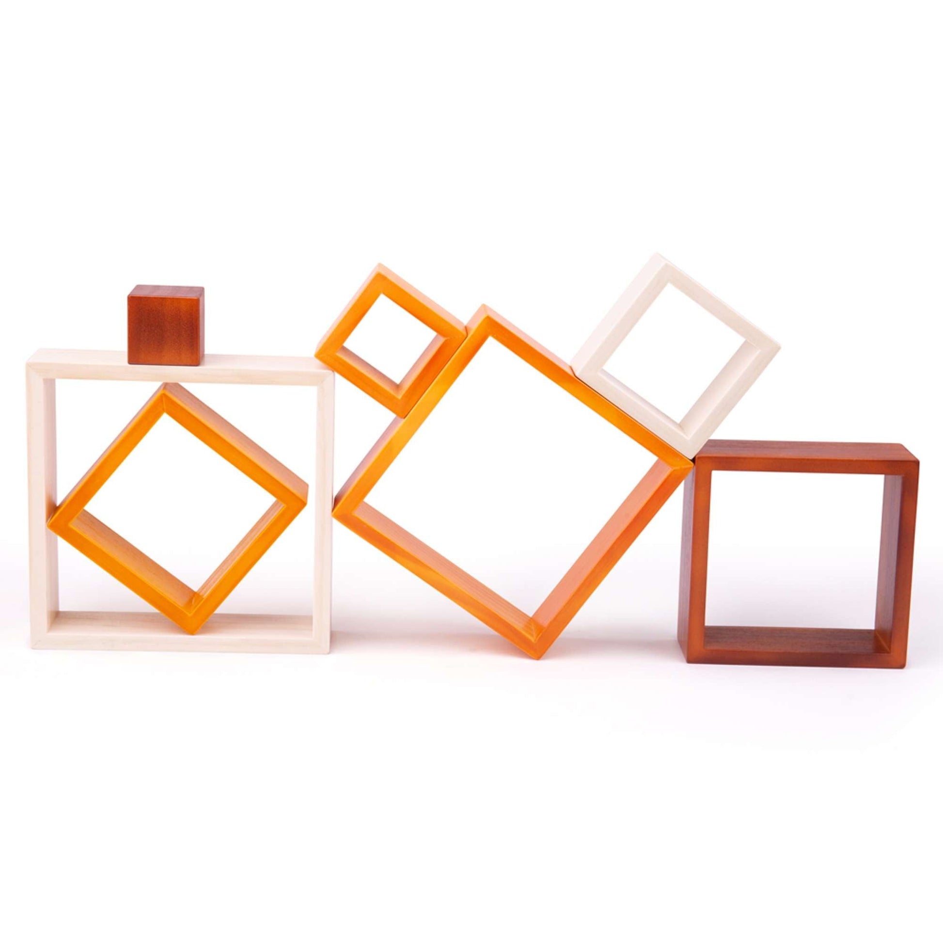 Wooden Stacking Squares - Toby Tiger UK