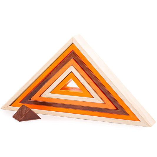 Wooden Stacking Triangles - Toby Tiger UK