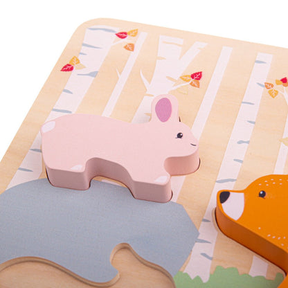 Woodland Chunky Puzzle - FSC® Certified - Toby Tiger