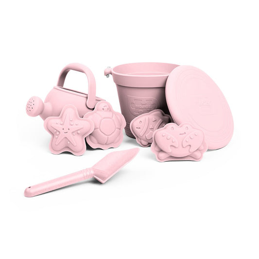 Blush Pink Silicone Beach Toys Bundle (5 pieces) - Toby Tiger