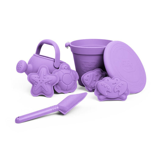 Lavender Purple Silicone Beach Toys Bundle (5 pieces) - Toby Tiger