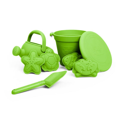 Meadow Green Silicone Beach Toys Bundle (5 pieces) - Toby Tiger