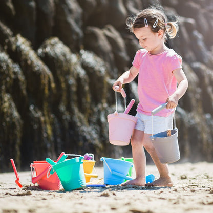 Blush Pink Silicone Bucket, Flyer and Spade Set - Toby Tiger
