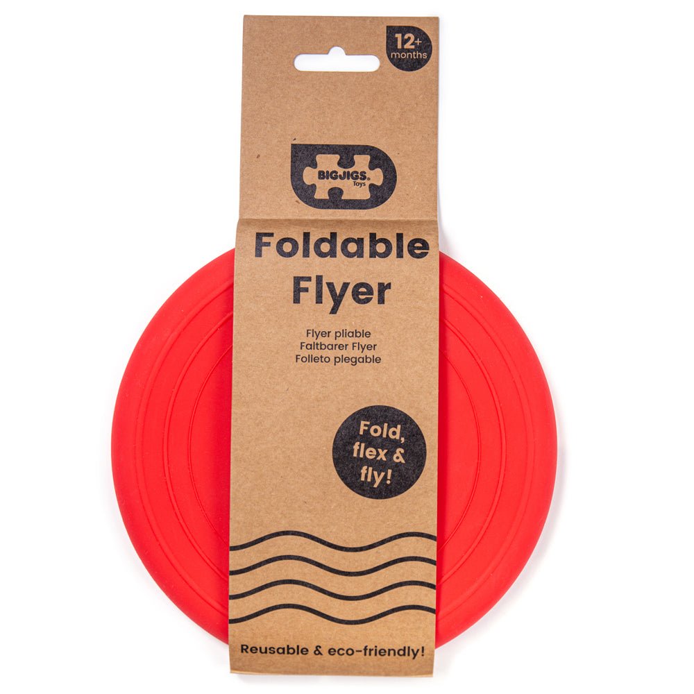 Cherry Red Silicone Bucket, Flyer and Spade Set - Toby Tiger