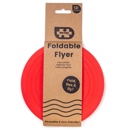 Cherry Red Silicone Bucket, Flyer and Spade Set - Toby Tiger