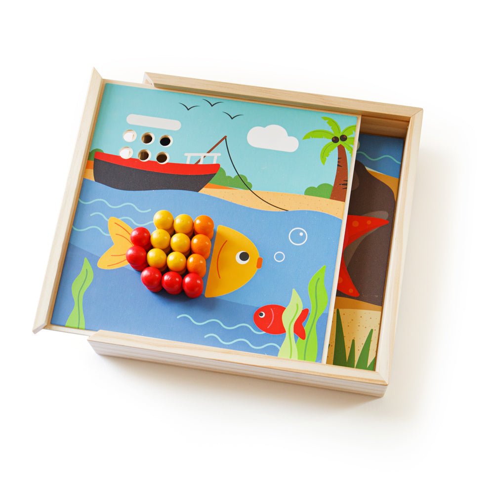 Seaside Peg Art Board - Toby Tiger